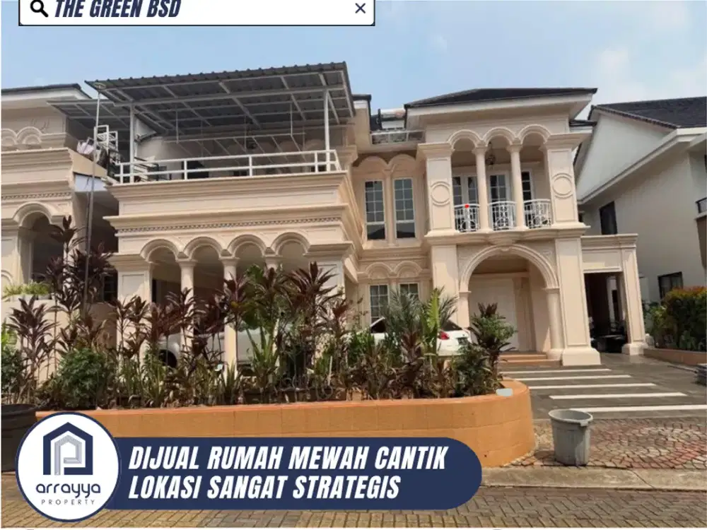 DIJUAL RUMAH MEWAH CANTIK FULL FURNISH DI THE GREEN BSD (ENB420)