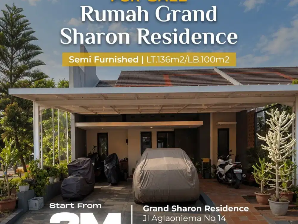 Rumah Nyaman di Grand Sharon, Mulai Rp2 Miliar