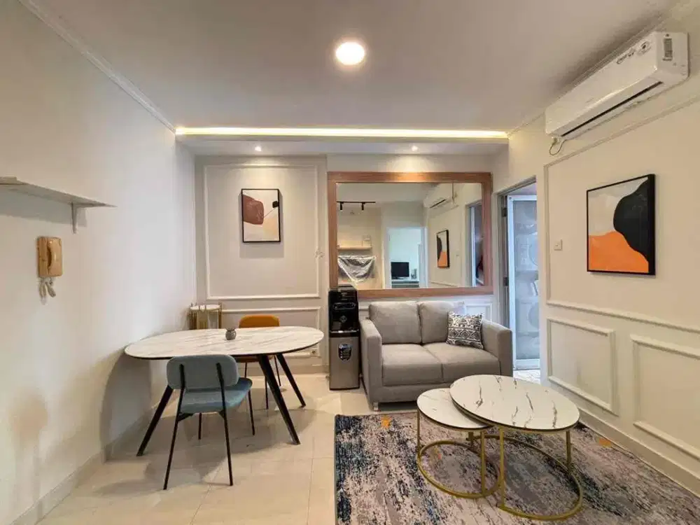 disewakan apartemen Mediterania kelapa gading 2 kamar full furnish
