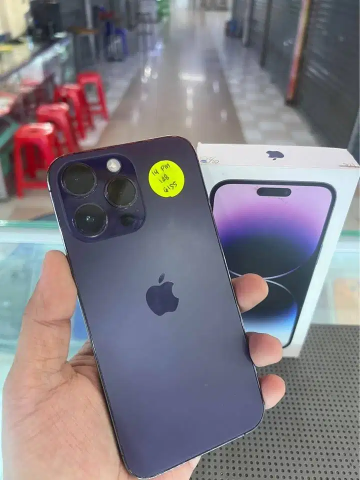 Iphone 14 Promax 128 Ex IBOX mumer️(Pernah Ganti Layar) saja