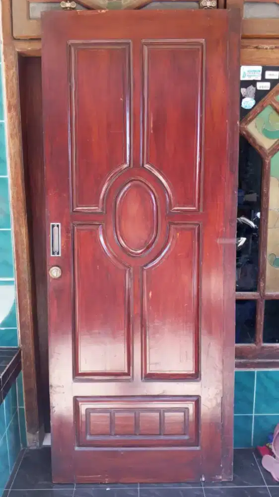 Pintu kayu Jati murah