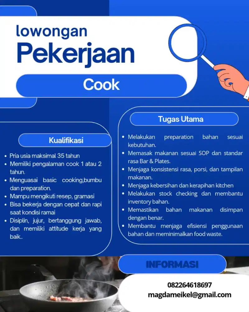COOK / JURU MASAK