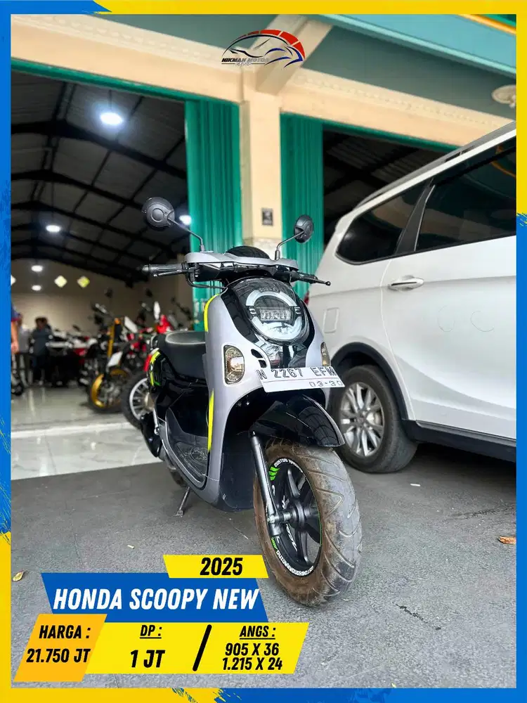 HONDA SCOOPY NEW 2025 LIKE NEW MASZEHH HIKMAH MOTOR KEPUH