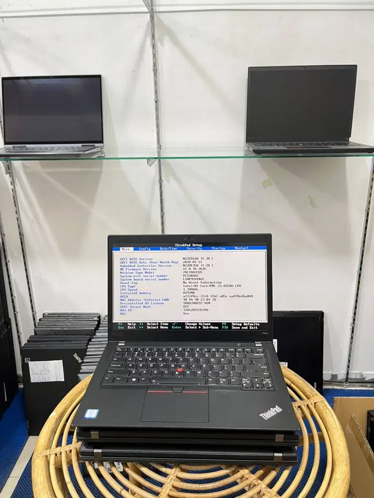LENOVO THINKPAD T480S CORE I5 GEN8 8/256 LAYAR 14 INCH FHD *VN
