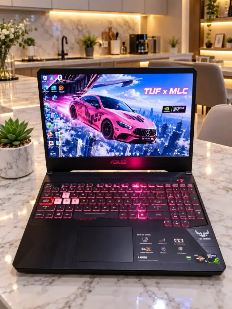 Laptop Gaming ASUS TUF FX505 RAM 8GB SSD 512GB Siap Main