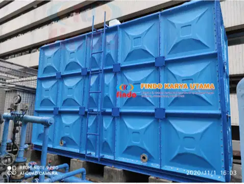 Pusat Tangki Panel Fiberglass 521 / Toren Air