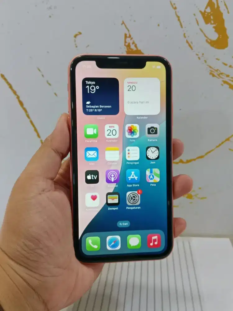 Iphone XR 128gb inter all op
Fullset, Hb 76% orian