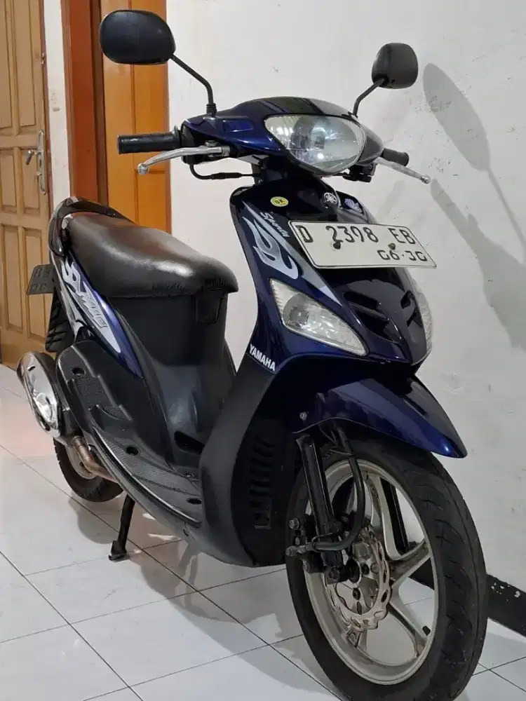 Mio sporty non step tahun 2005 asli biru