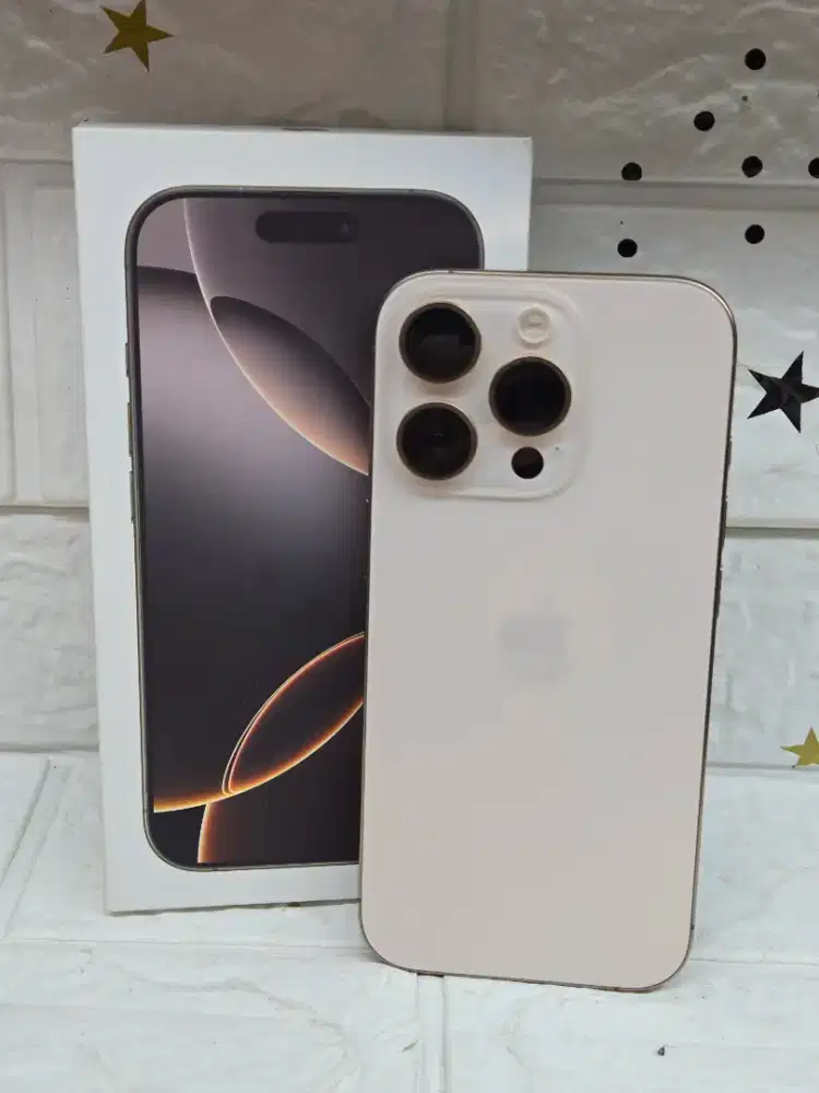 Iphone 16 pro 128gb dessert second resmi