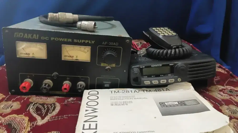 DIJUAL MURAH 1 PAKET RIG KENWOOD TM-281A