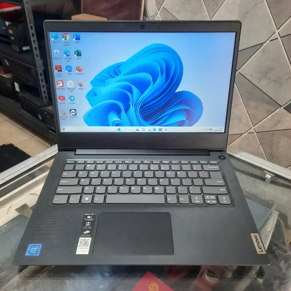 Lenovo Slim 3, Celeron N4020, RAM 4GB, SSD 256GB, Layar 14 inch FHD
