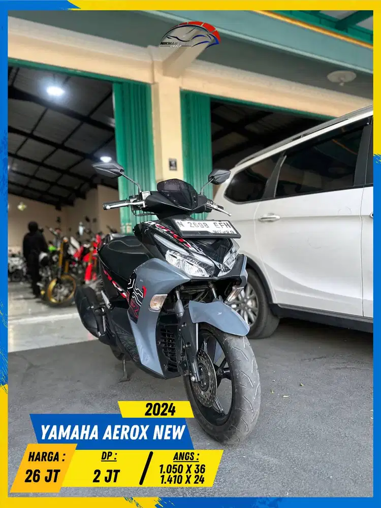 YAMAHA AEROX NEW 2024 SIAP ANGKUT MASZEHH HIKMAH MOTOR KEPUH