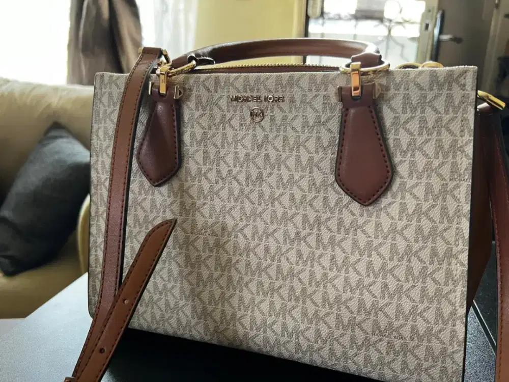Tas Michael Kors Marilyn Vanila