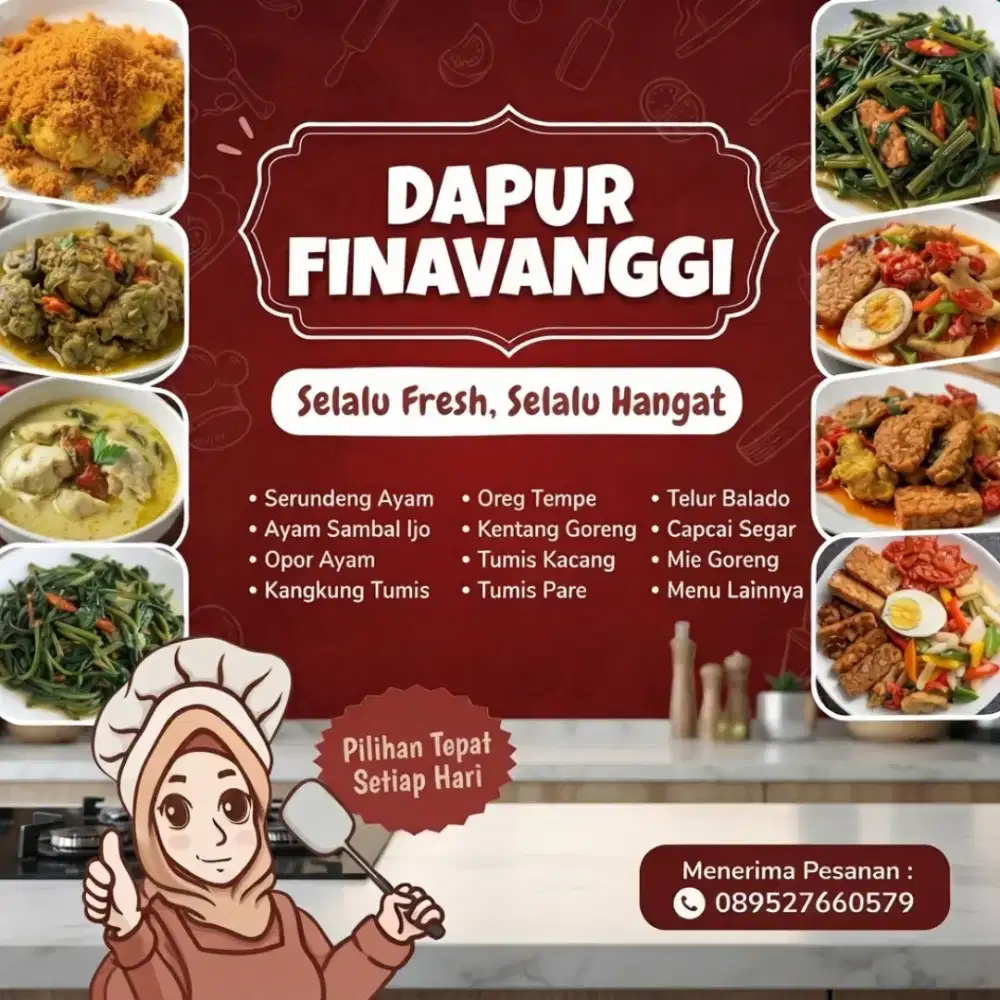 Kurir & penjaja hidangan siap saji