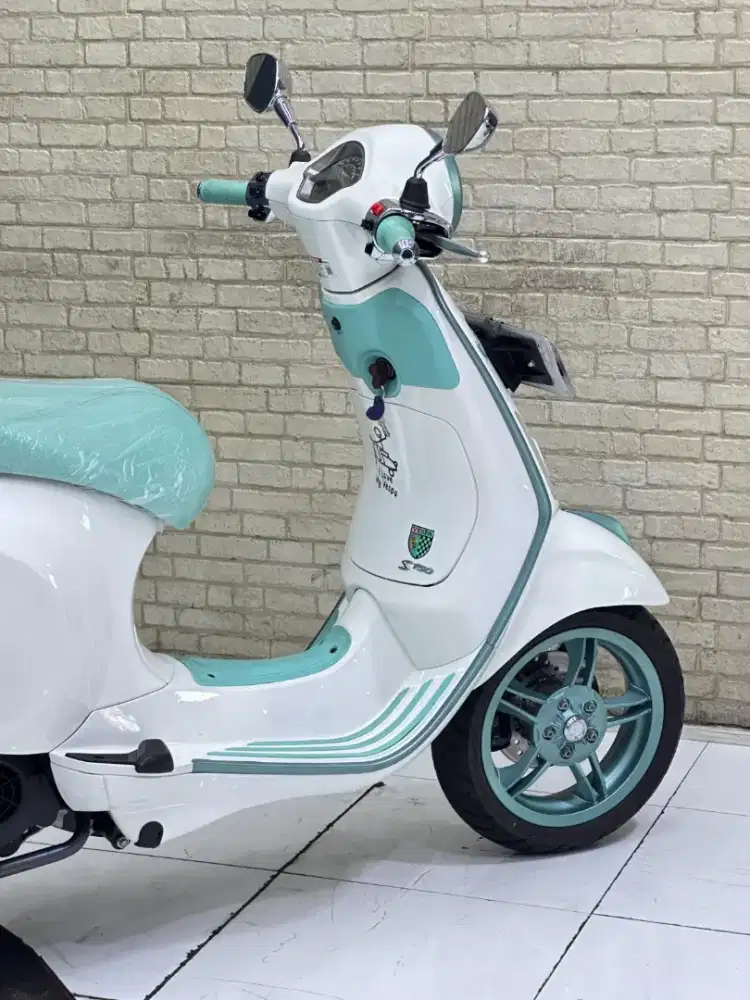 Odo 1rb Istimewa!!Vespa Primavera S Spido TFT 2025 White Mulus-Mustika