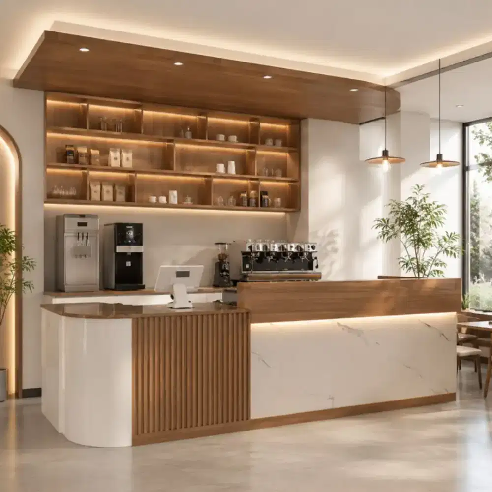 Meja Barista Custom Meja Bar Meja CoffeeShop Meja Cafetaria