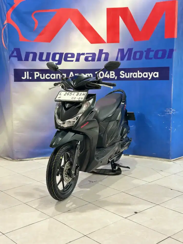 Honda Beat Deluxe iss hitam tahun 2024