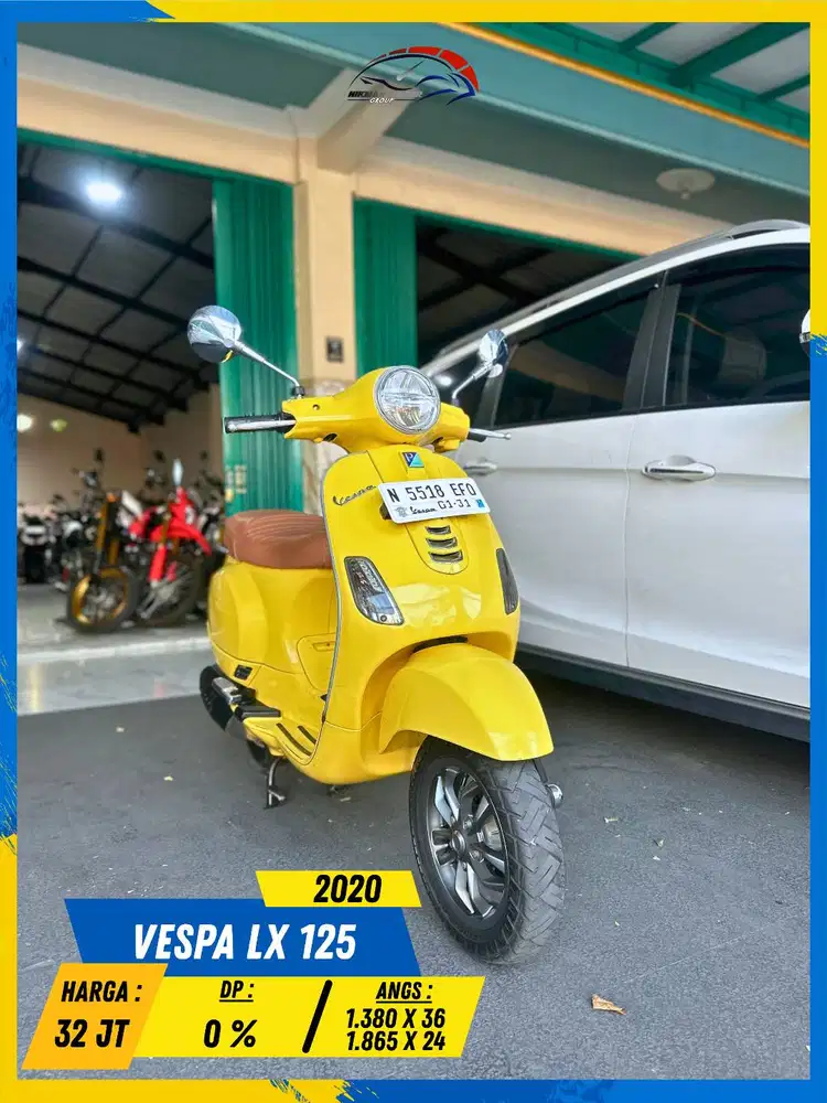 VESPA LX 125 2020 MESIN MULUSS MASZEHH HIKMAH MOTOR KEPUH