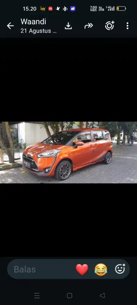 Toyota Sienta tipe Q metik murah full orisinil