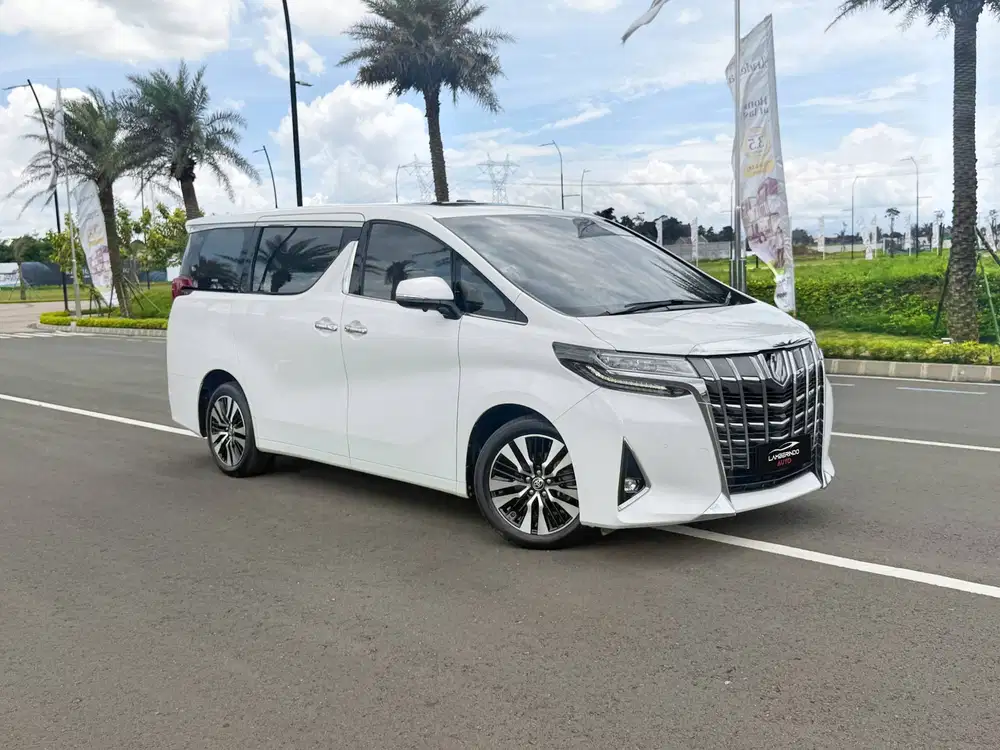 TOYOTA ALPHARD 2.5 G ATPM TSS 2021 PUTIH ODO RENDAH LOW KM