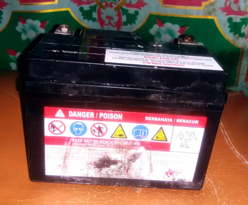 Jual MURAH:Aki Kering Bekas Motor HondaNormal, Tinggal Di Cass lg:60rb