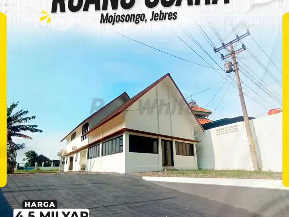 Dijual/Disewakan Ruang Usaha Luas Bisa untuk Gudang di Mojosongo Jebres