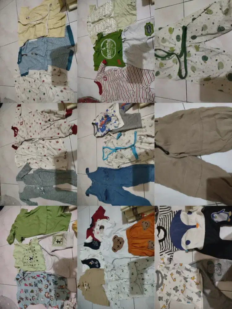 Baju bayi 0-18bln