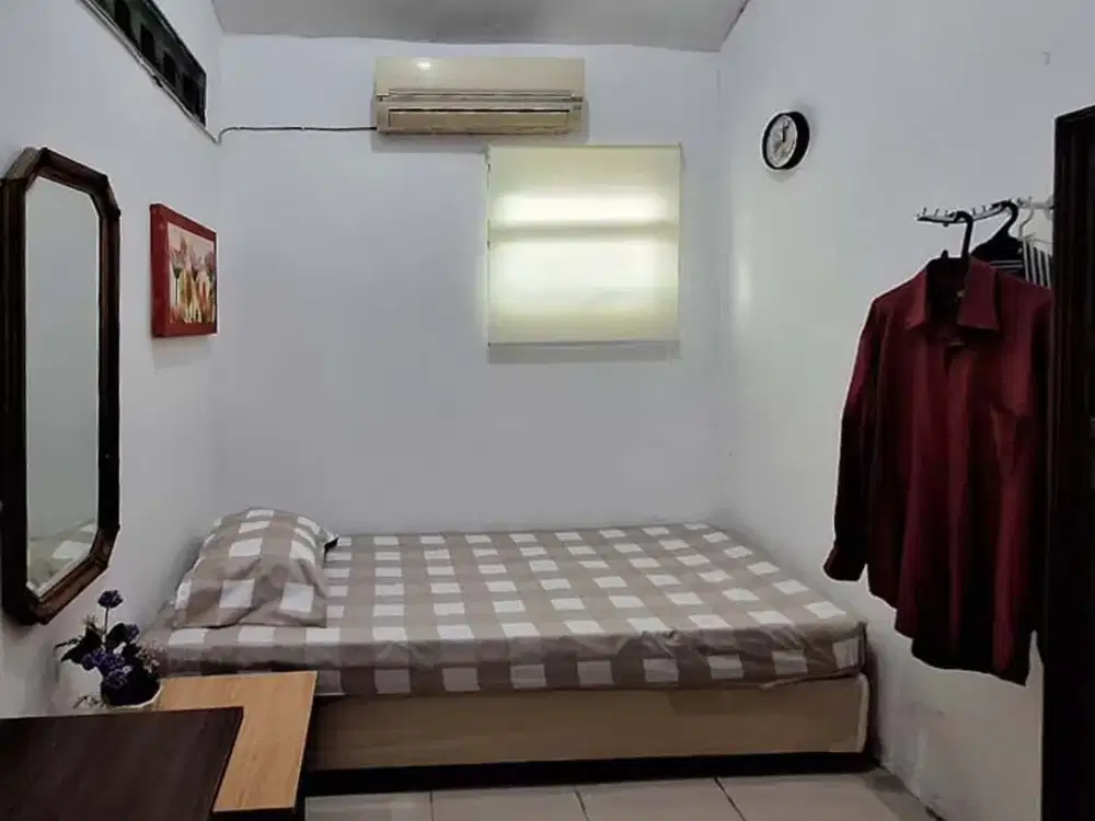 Kamar Kost Pria, AC Free Wi-Fi Internet, Full Interior Alam Sutera Graha Raya Bintaro