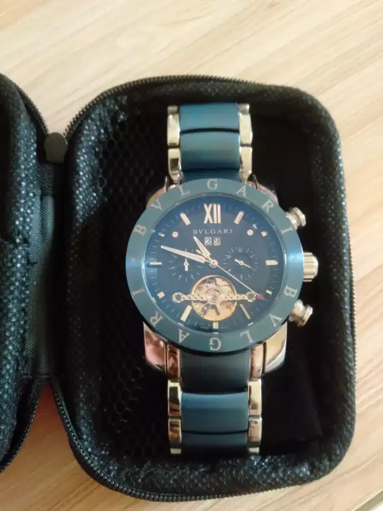 Jam Tangan Pria Bulgari SD 38 S Blue