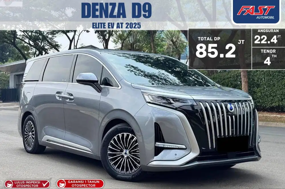 DENZA D9 ELITE 2025 EV LISTRIK AT LOW KM.6RB LIKE NEW & PAJAK PANJANG