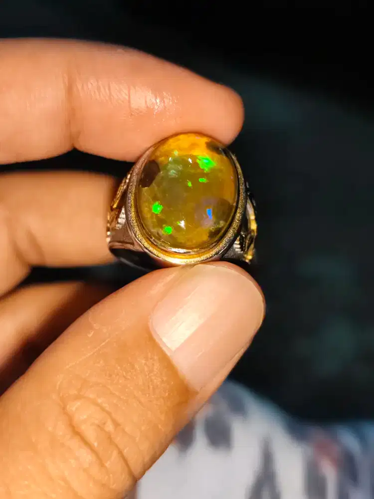 Natural Kalimaya Kristal Jarong Strong Menyala Siang Malam Dim 17,5