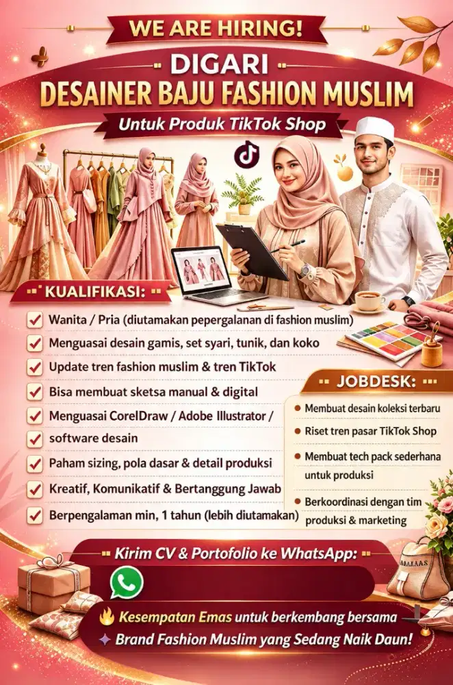 Dicari Desainer Fashion Muslim