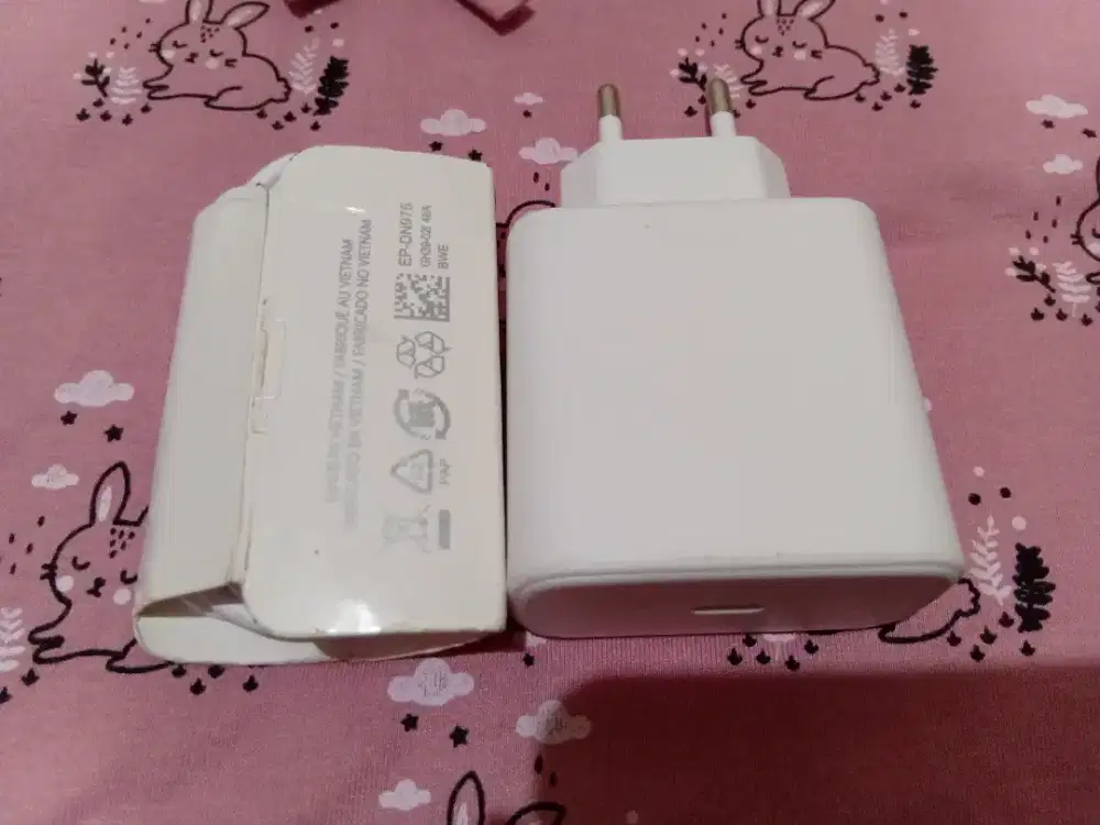 Charger Original Samsung S23 Ultra 45Watt SuperFast 2.0(White Edition)