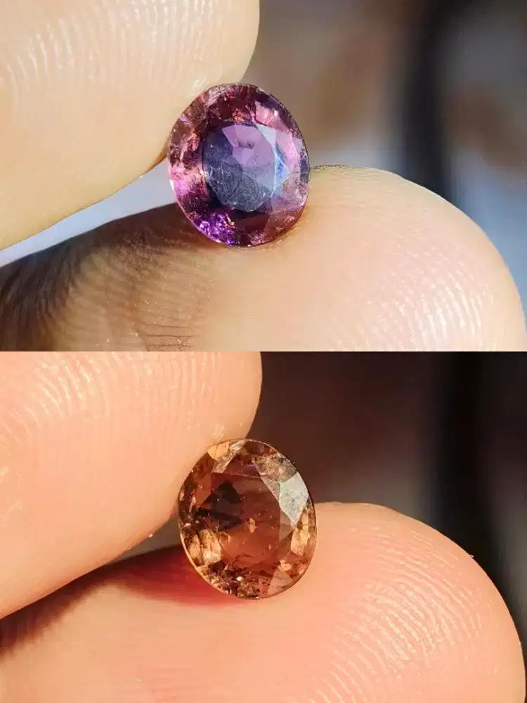 Natural Color Change Garnet 1.05crt Madagaskar No Treatment Kristal