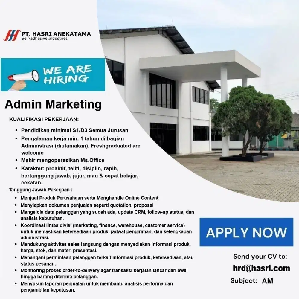 Admin Marketing