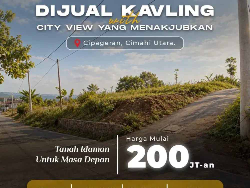 Tanah Idaman dengan View Pegunungan