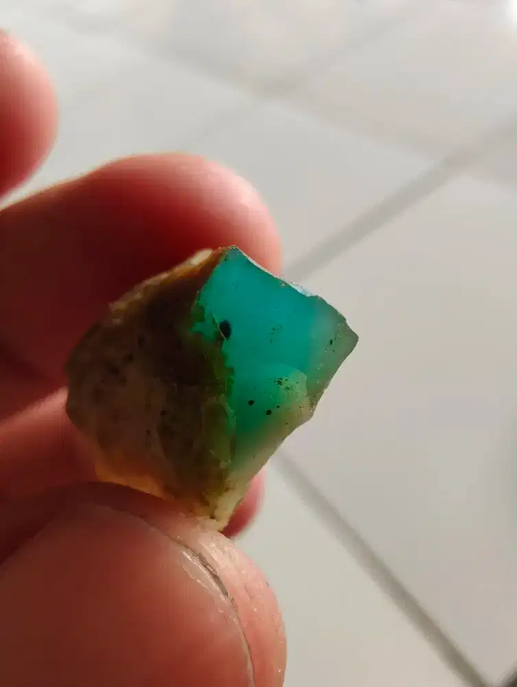 Natural Bahan Bacan Doko Kristal HQ Menawan Ngair Giwang Dim 22,5