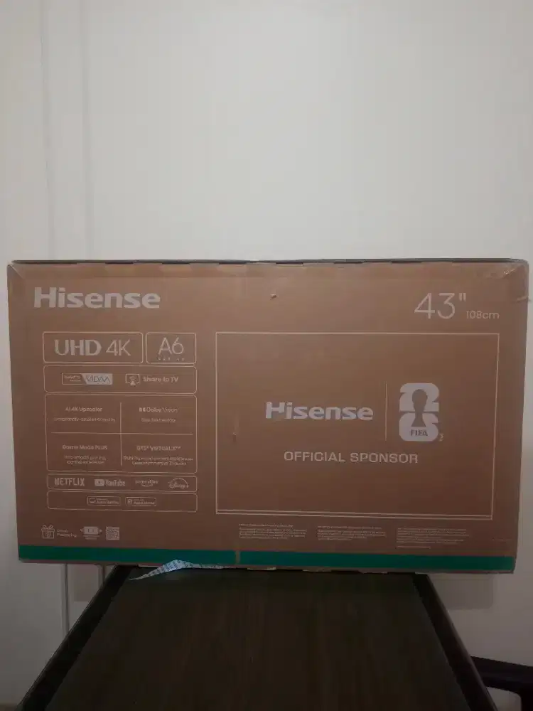 Dijual Smart TV 43 kondisi baru