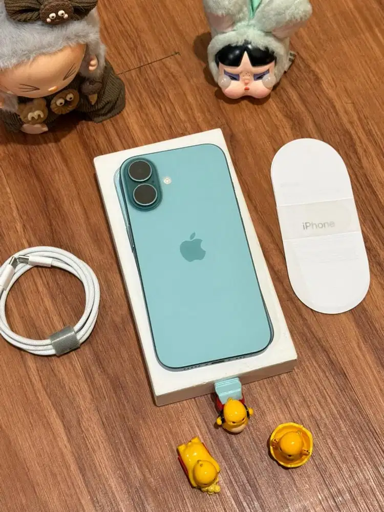 Iphone 16 128GB Teal Ex Ibox Teal Fullset