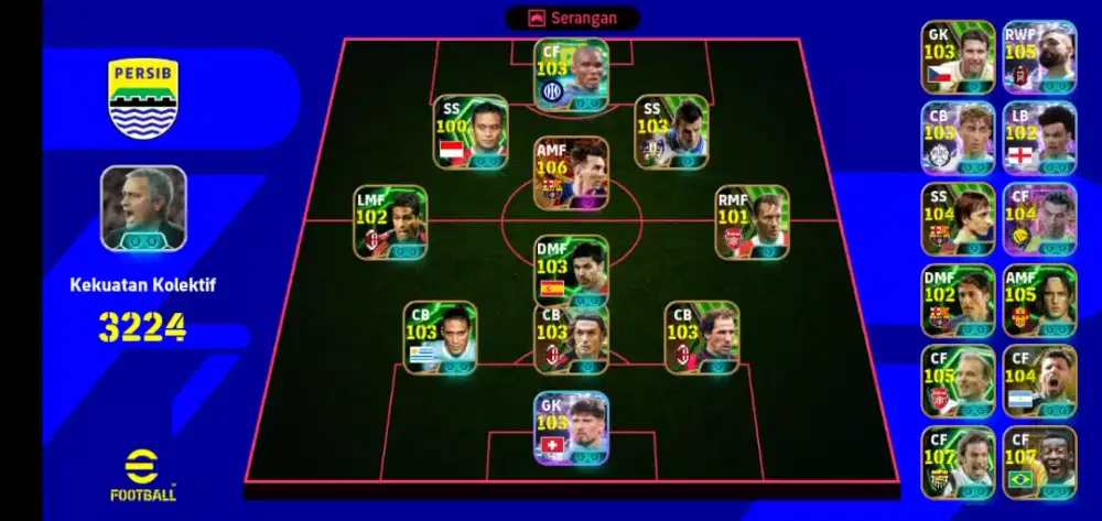Jual akun eFootball