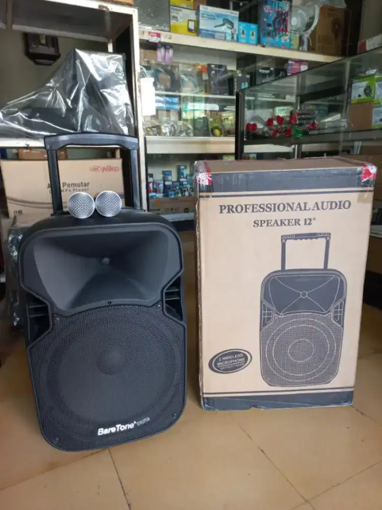 Speaker Portable 12 Inch Meeting Wireless BareTone MAX12AL Bluetooth