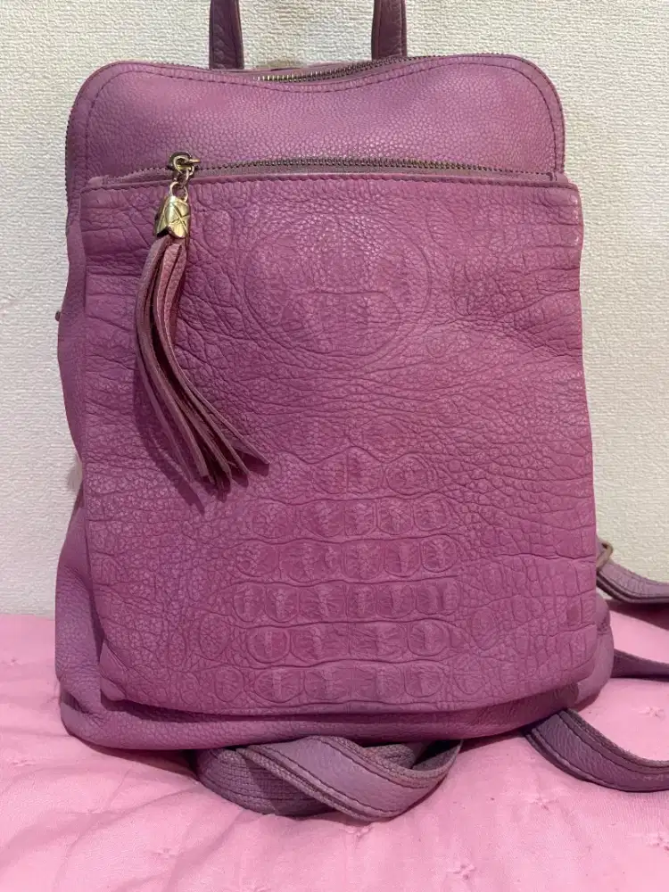 Ransel Wanita Pink Kulas Preloved