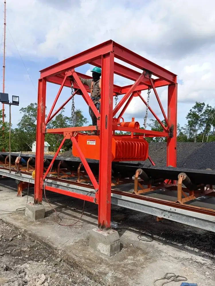 Overband Magnetic Separator Pemisah Otomatis PT MASUSKITA UNITED