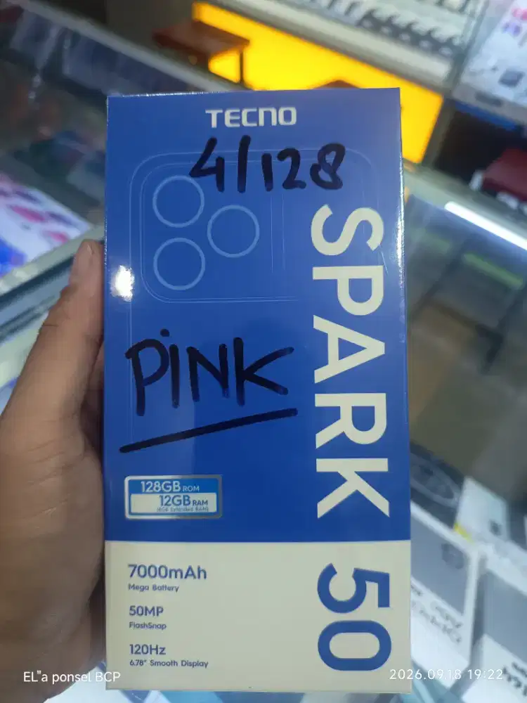 Tecno spark 50 ram 4GB