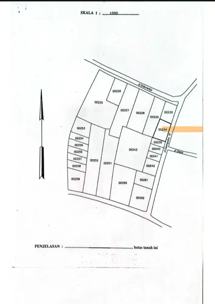 Dijual tanah tanpa perantara