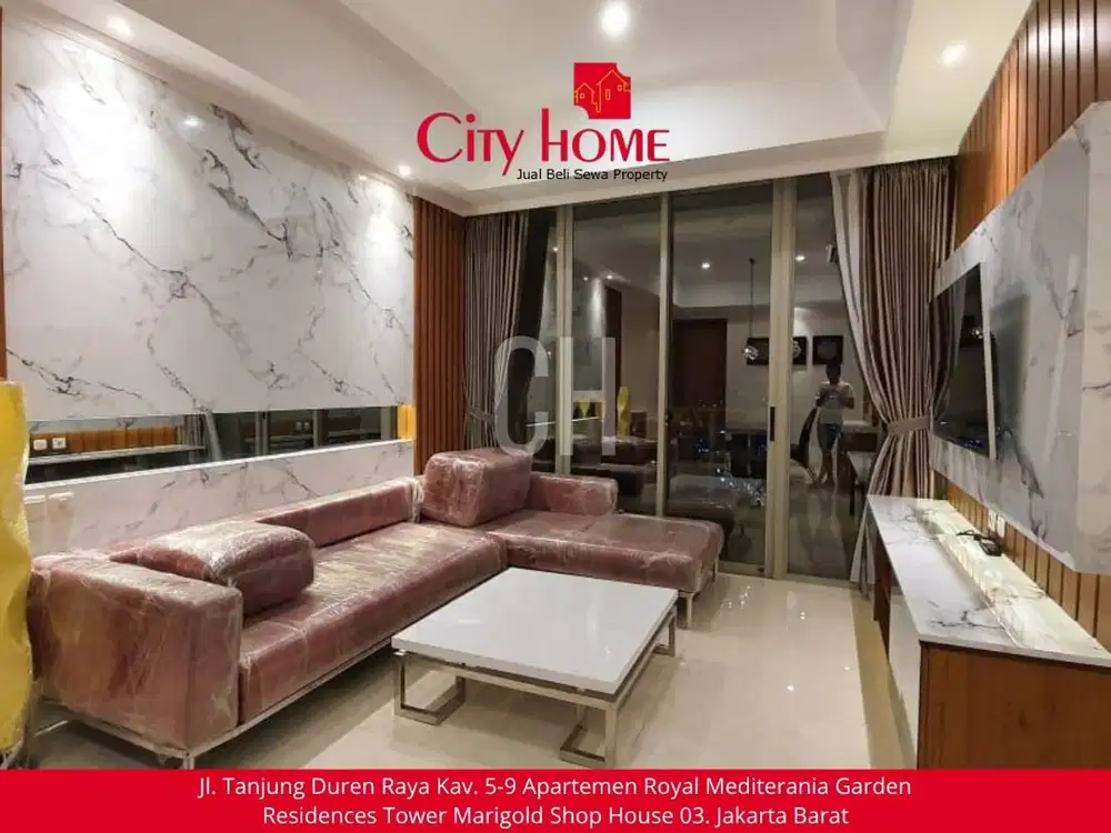 Dijual Apartemen Furnished 3+1 BR di Taman Anggrek Residences