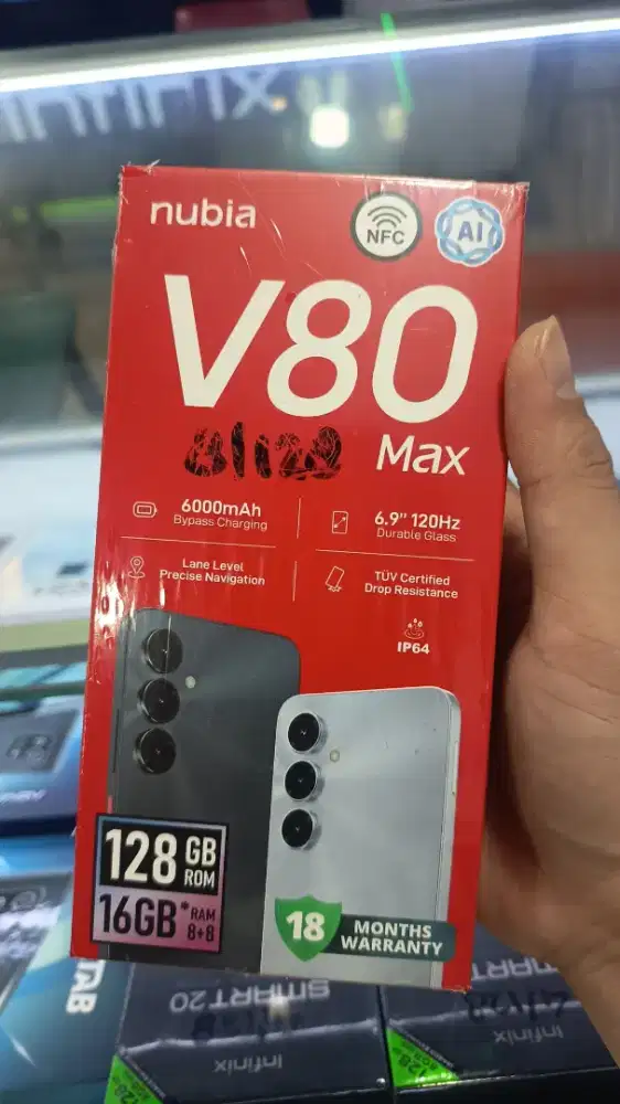 Nubia v80 max NFC