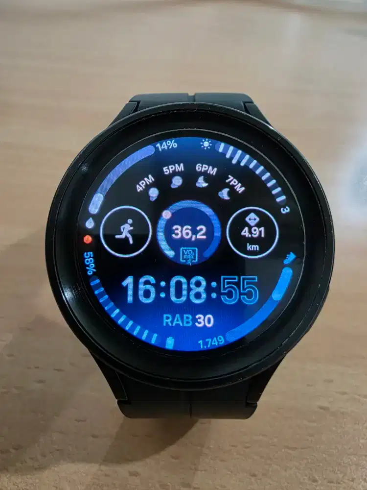 Samsung Galaxy Watch 5 Pro 45mm Black Titanium Resmi SEIN Mulus