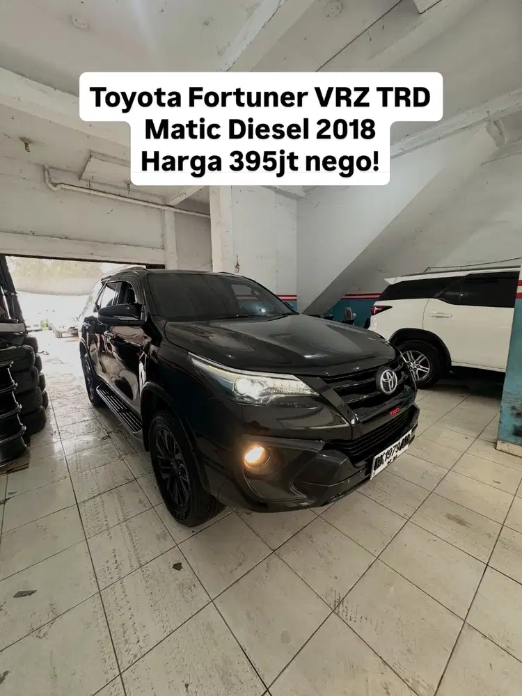 Toyota Fortuner Vrz TRD Matic Diesel 2018 Murah