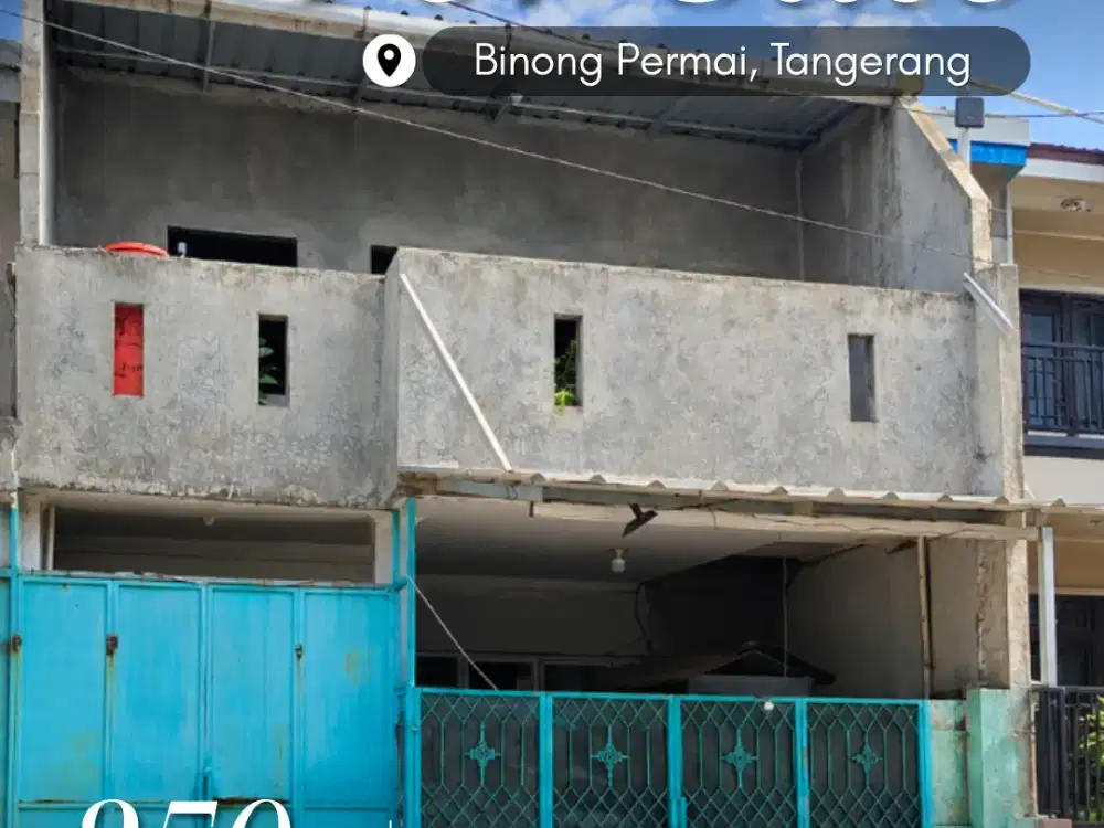 DIJUAL RUMAH – BINONG PERMAI  2-Storey House Siap Huni